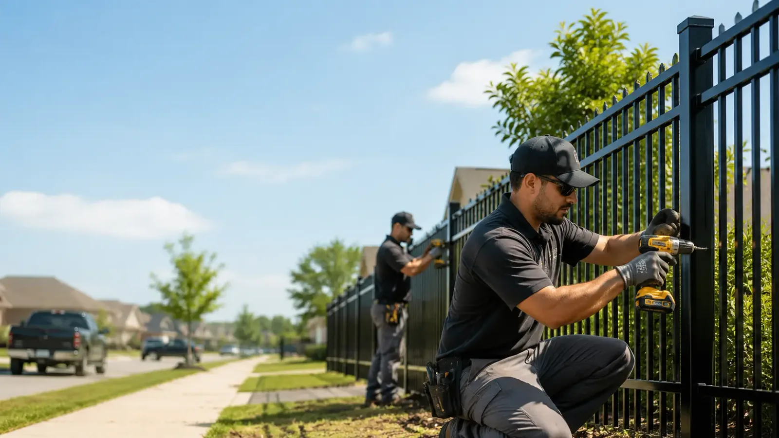 Metal Fence Installation in Campbell, TX